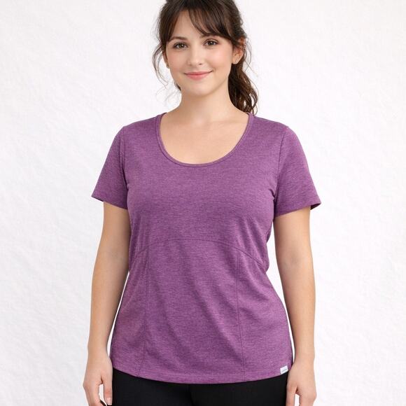 Eddie Bauer Tops - Eddie Bauer Workout Performance Tee Purple Size Medium